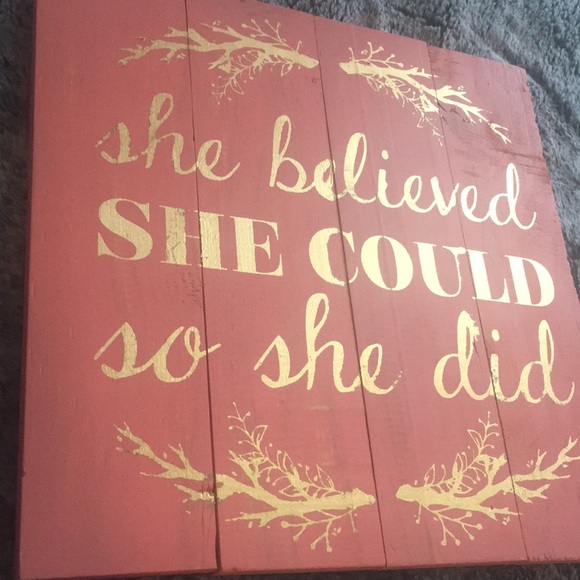 Rustic Wooden Sign Decor - Picture 3 of 3